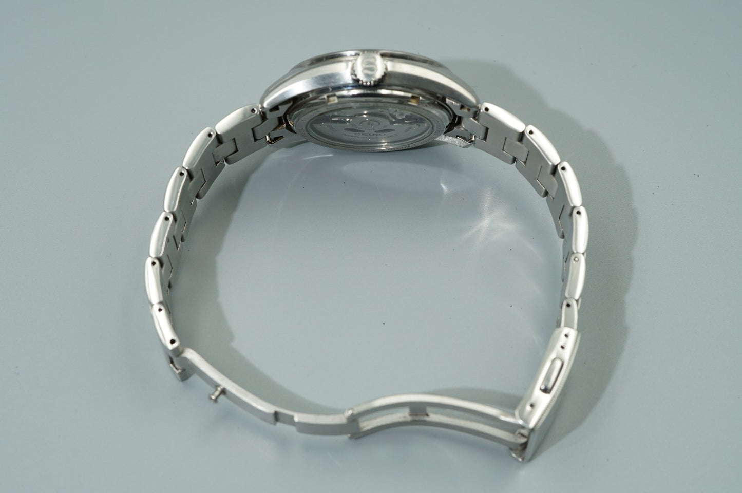 *NEAR MINT*  SEIKO Mechanical 6R15-00C0 Automa Black Dial Round 38mm Mens Watch