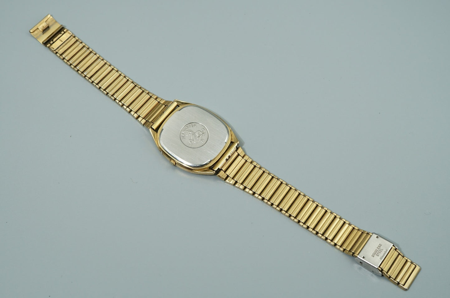 *Exc+5* Vintage 1980 OMEGA Seamaster Cal.1337 Quartz Gold Square 34mm Mens Watch