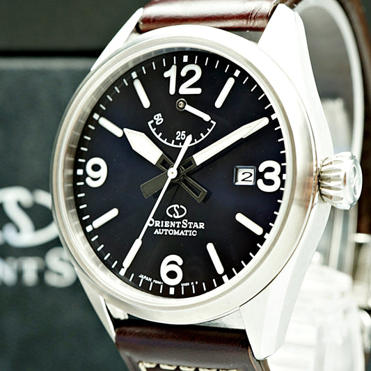 **TOP MINT** Orient Star Epson RE-AU0207L00B Blue Automatic Men's Watch JAPAN