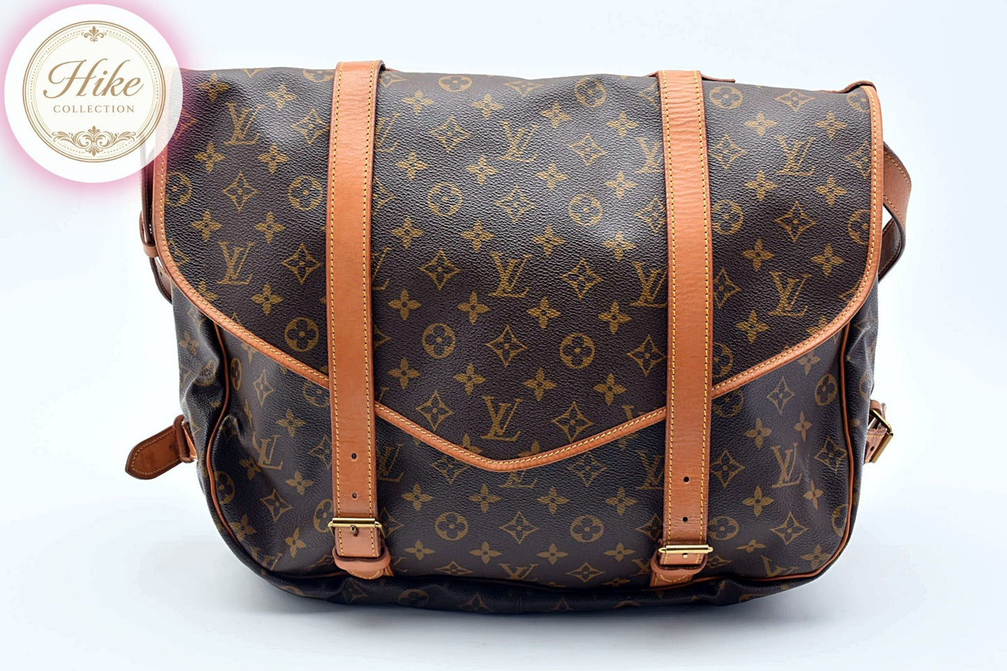 Louis Vuitton Saumur 43 Monogram Brown Shoulder Bag M42252 Authentic Condition A