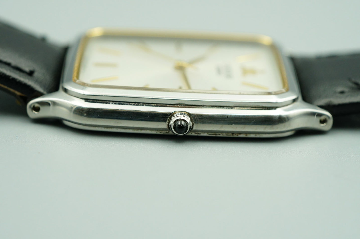 Vintage 1989 SEIKO CREDOR GCAR009 8J81-5020 Qz Cream Square 27mm Women Watch