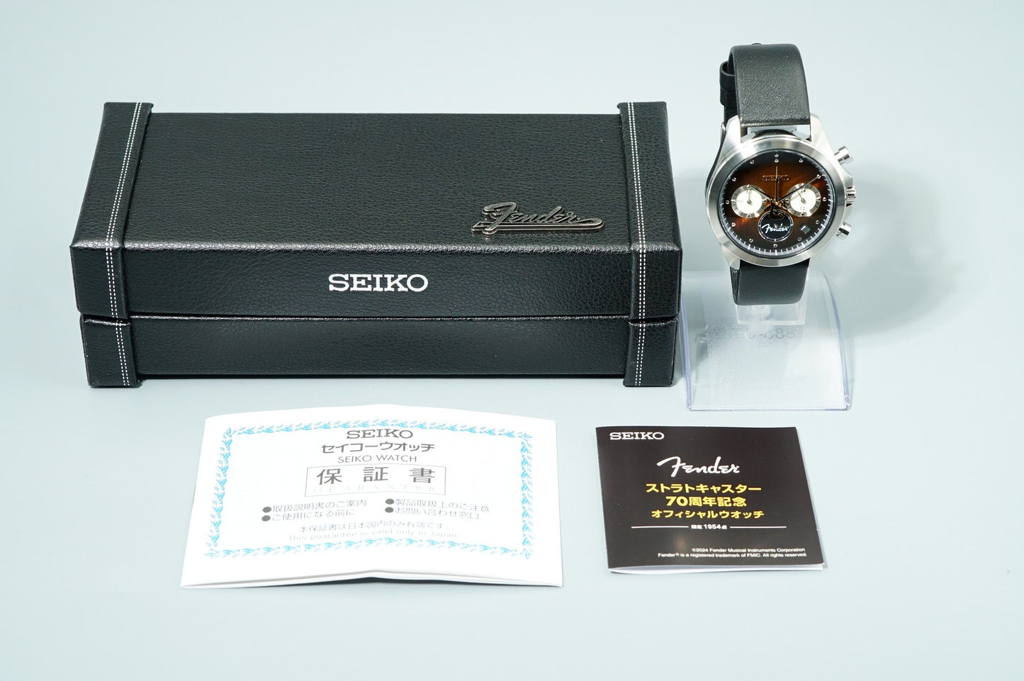 *TOP MINT*  SEIKO Fender    Quartz Bronze Dial Round 40mm Mens Watch
