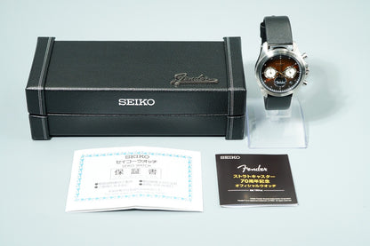 *TOP MINT*  SEIKO Fender    Quartz Bronze Dial Round 40mm Mens Watch