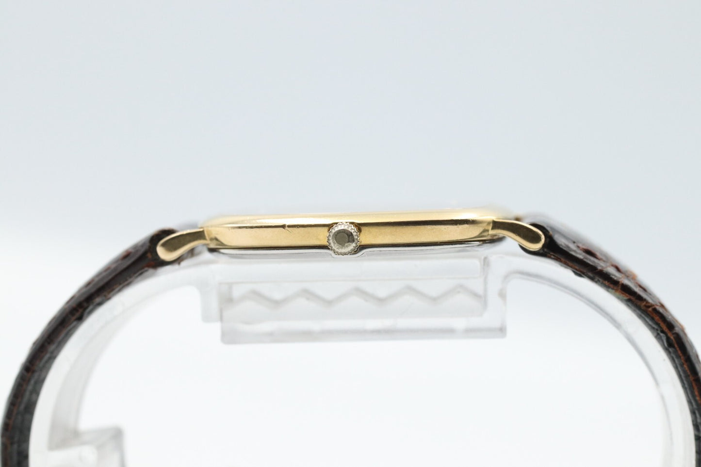 *Exc+5* Vintage OMEGA De Ville Ref.195.0077 Quartz Gold Dial Women Watch JAPAN