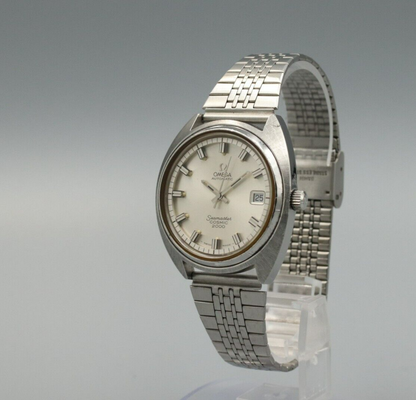*NEAR MINT* Vintage OMEGA Seamaster COSMIC 2000 Automatic Silver Dial Mens Watch