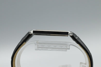 *NEAR MINT* Vintage SEIKO Dolce 9521-5050 Quartz White Dial Tank Mens Watch JP