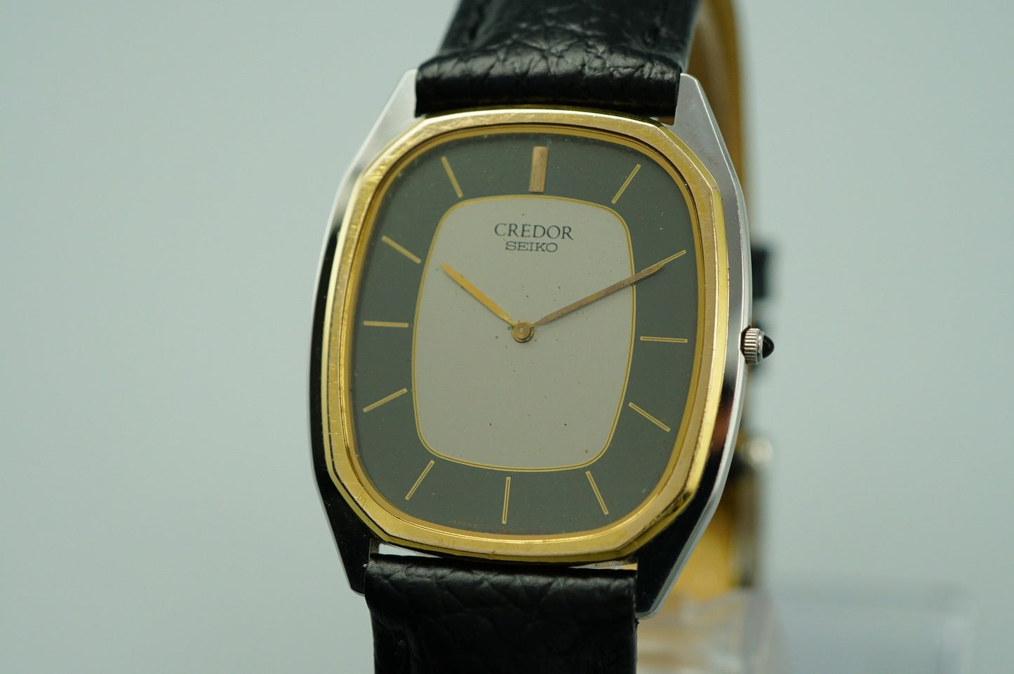 *Exc+5* 14K Vintage 1978 SEIKO CREDOR 6730-5081 Qz Gray Square 29mm Women Watch