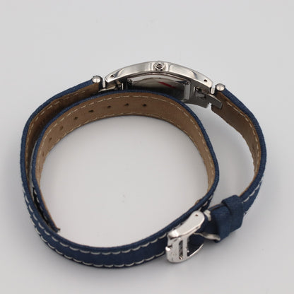 *N MINT* Vintage 1990s BAUME＆MERCIER GENEVE 65305 Qz Navy Round 24mm Women Watch