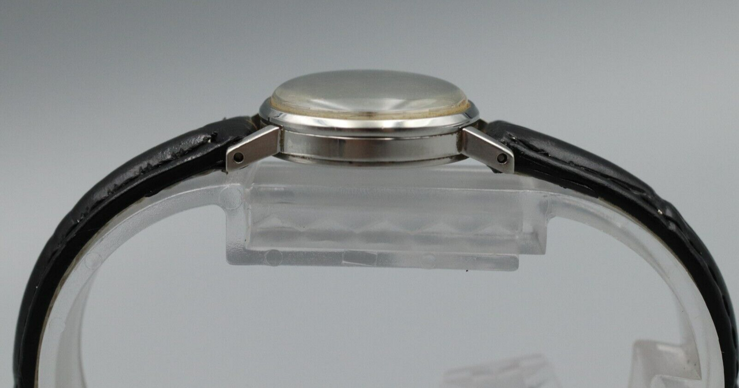 *NEAR MINT* Vintage OMEGA Geneve Cal.620 Hand Winding Silver Dial Women Watch