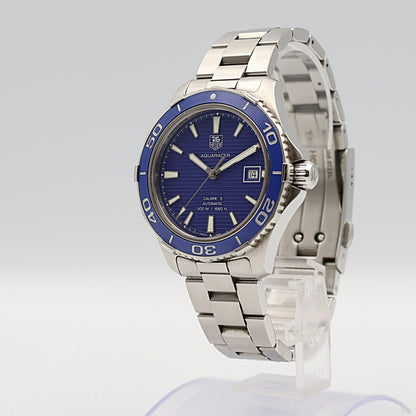 *N MINT* TAG HEUER Aquaracer BA0830 WAK2111 Automatic Blue Dial 42mm Mens Watch
