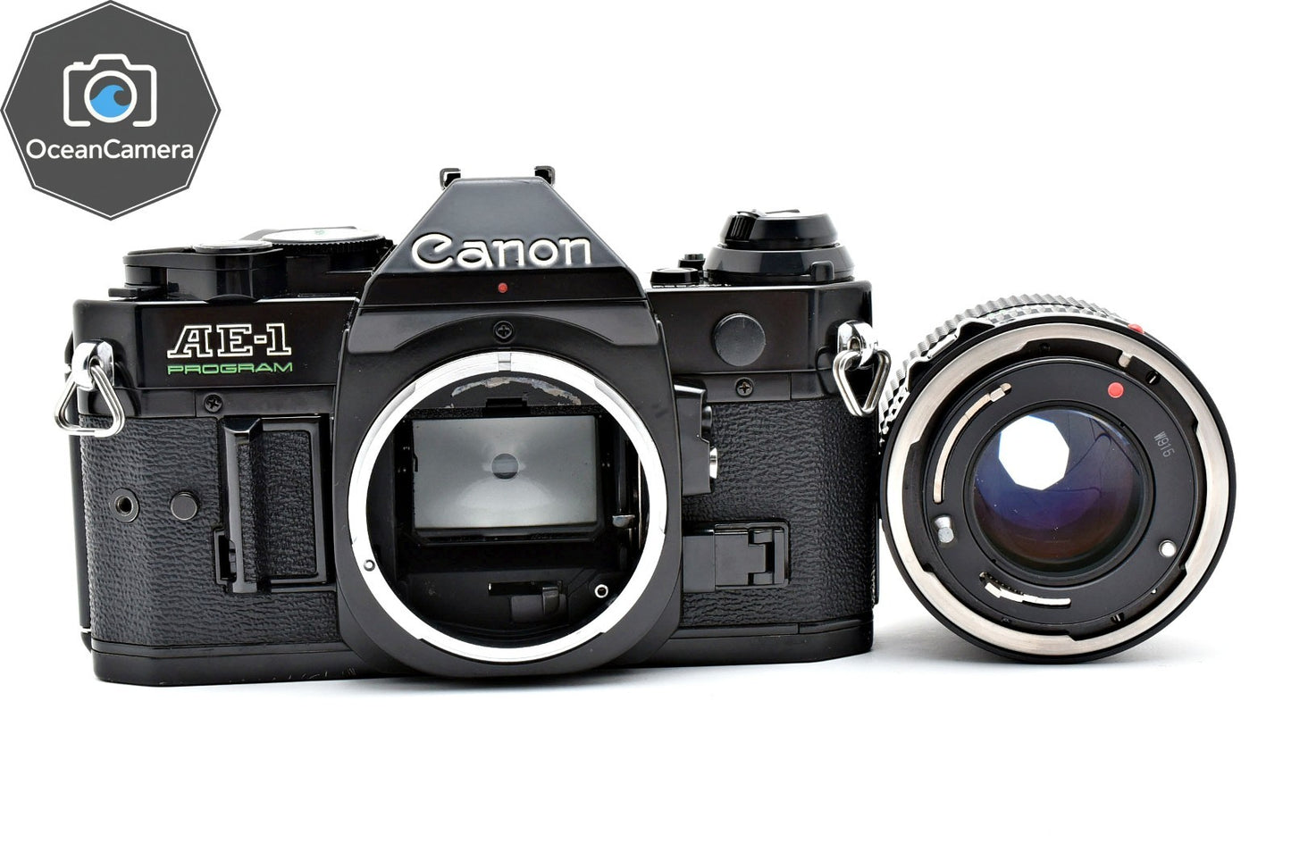 *N MINT* Canon AE-1 Program Black 35mm SLR Film Camera NFD 50mm F1.4 Lens JAPAN