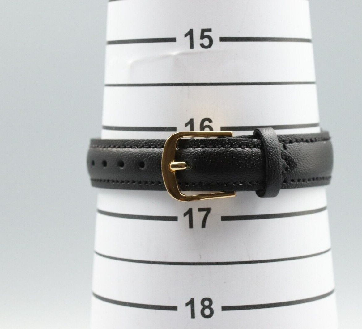 *NEAR MINT* Vintage OMEGA De Ville Cal.1387 Quartz Black Dial Round Women Watch