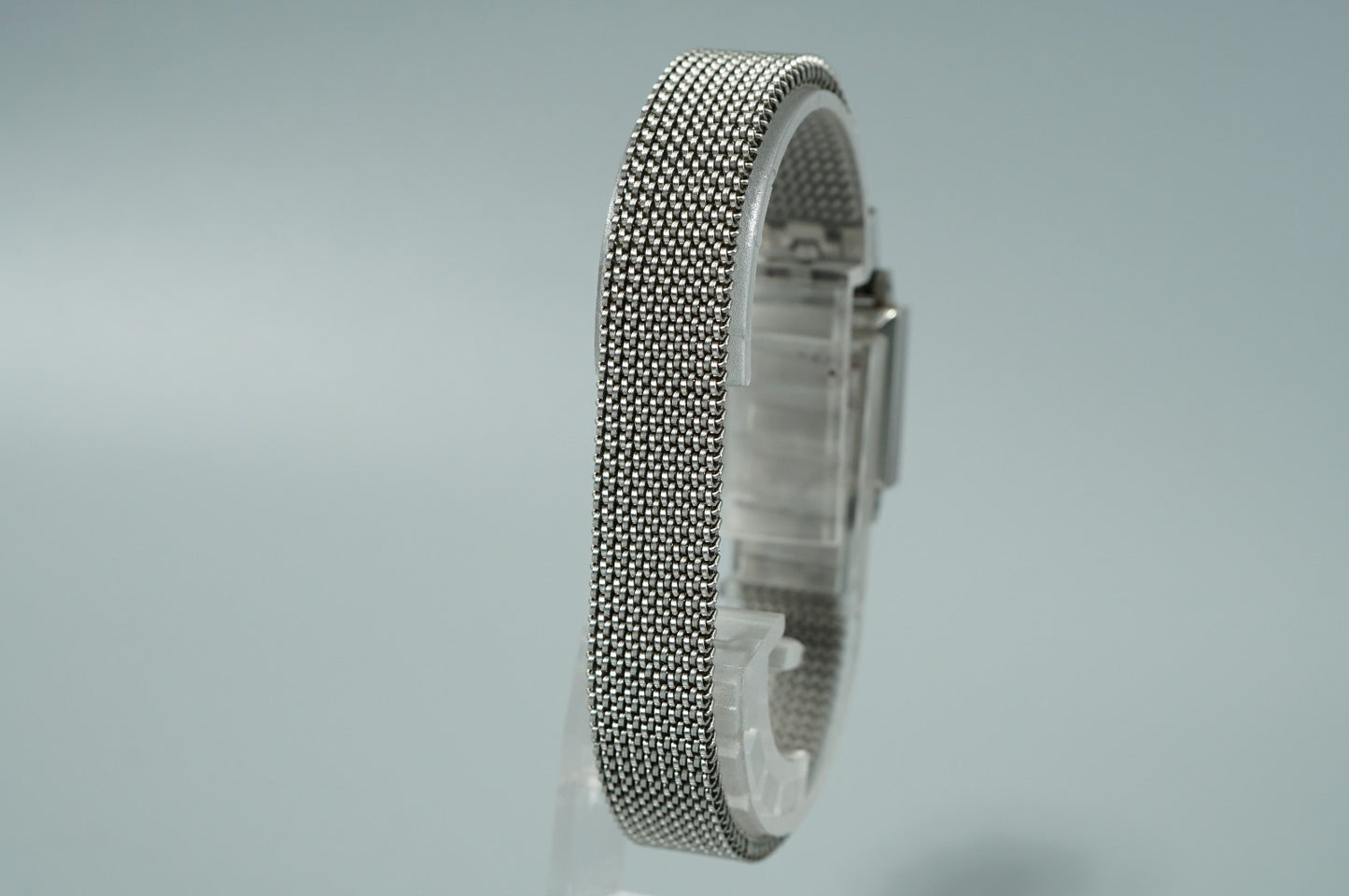 N MINT Vintage 1969 OMEGA Geneve Hand Wind Silver Square 17mm Women Watch