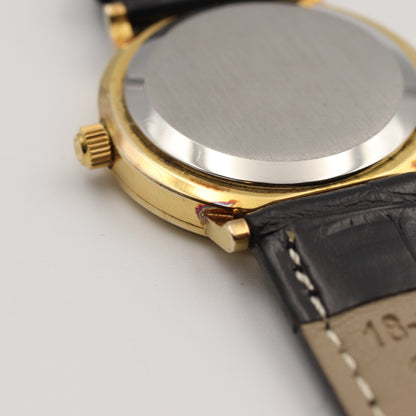 *Exc+5* Vintage 1979 OMEGA Constellation Cal.1330 Qz Gold Round 33mm Mens Watch