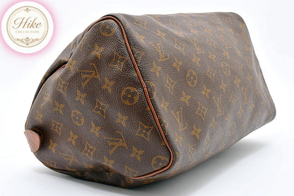 Louis Vuitton Speedy 30 Monogram Brown Handbag M41526 Authentic Condition *A #29