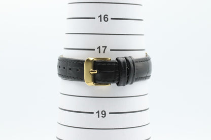 *Exc+5* Vintage OMEGA De Ville Cal.1377 Quartz Gold Dial Round Mens Watch