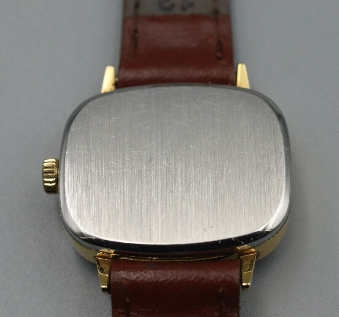 *N MINT* Vintage OMEGA Geneve Cal.625 Hand Winding Gold Rectangle Women Watch