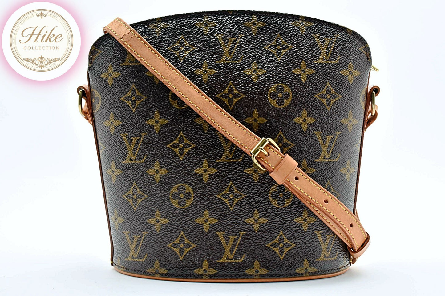 Louis Vuitton DROUOT Monogram Brown Shoulder Bag M51290 Authentic Condition *SA*