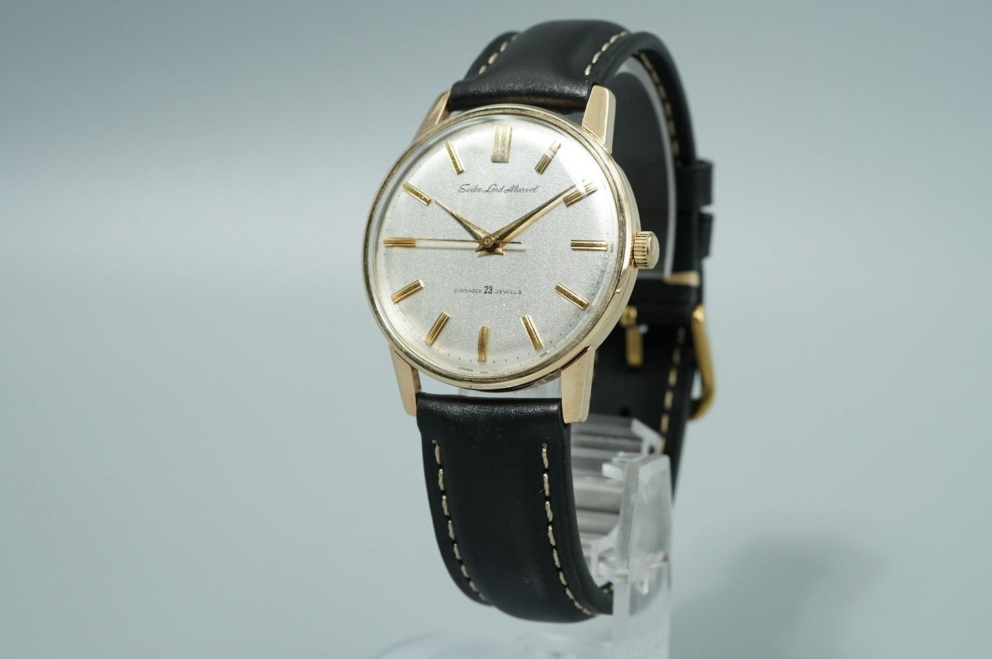 Vintage 1965 SEIKO Lord Marvel 5740-1990 Automatic Silver 35mm Mens Watch