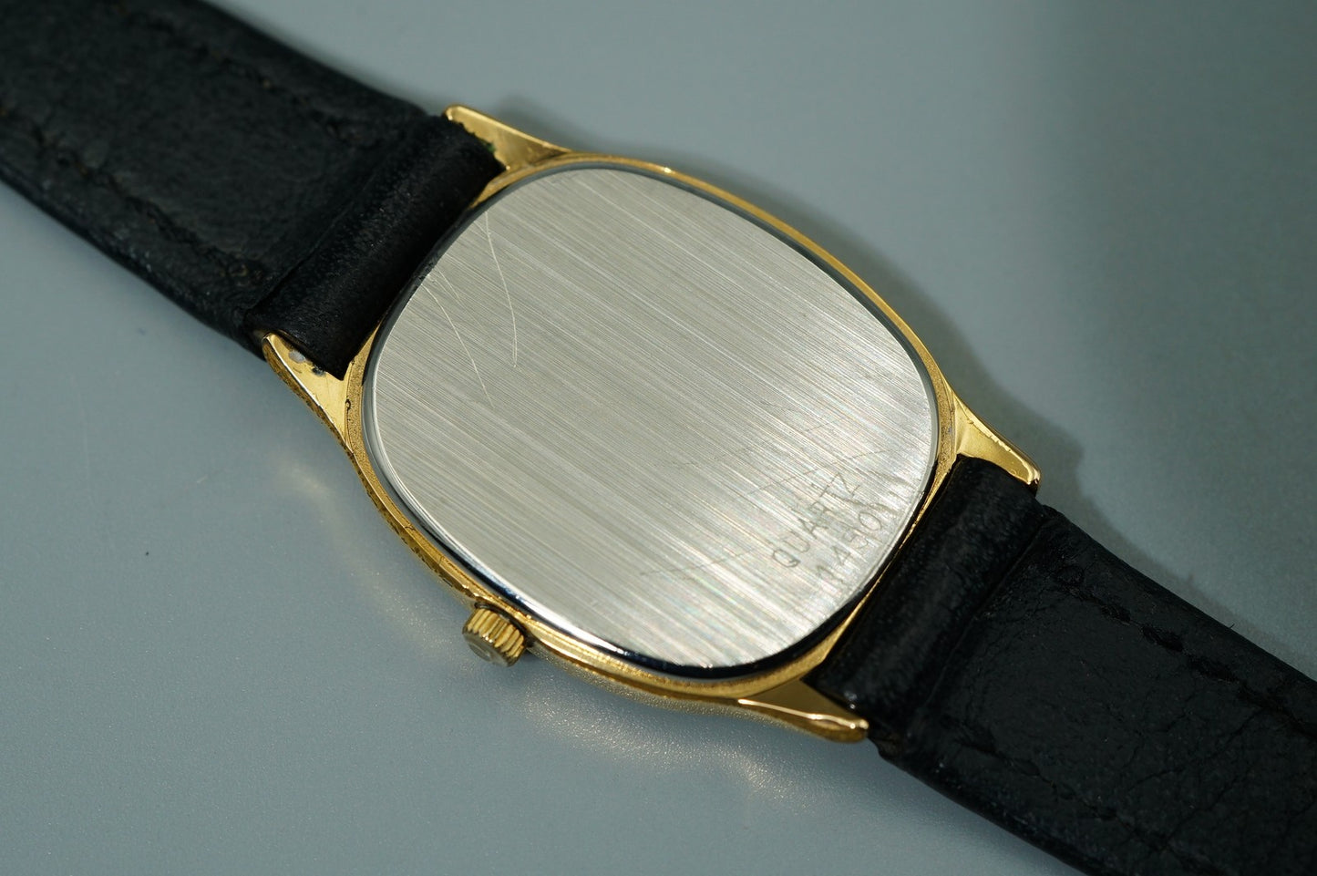 Exc+5 Vintage 1986 OMEGA De Ville Cal.1450 Ref.591.0281 Qz Gold 20mm Women Watch