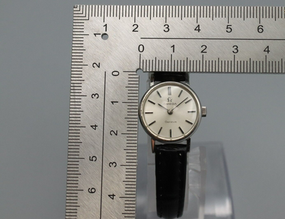 *NEAR MINT* Vintage OMEGA Geneve Cal.620 Hand Winding Silver Dial Women Watch