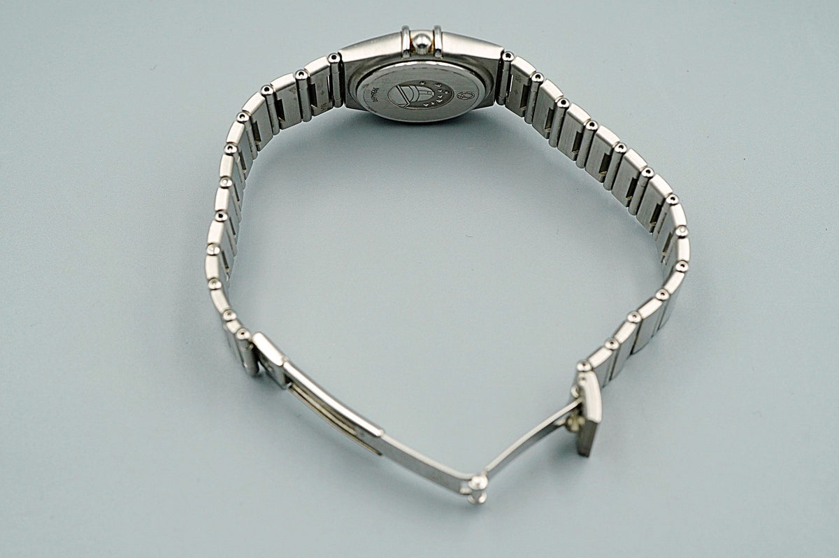 N MINT Vintage 1998 OMEGA Constellation Cal.1456 Qz Silver 25mm Women Watch