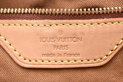Louis Vuitton CABAS MEZZO Monogram Brown Tote Bag M51151 Authentic Condition SA