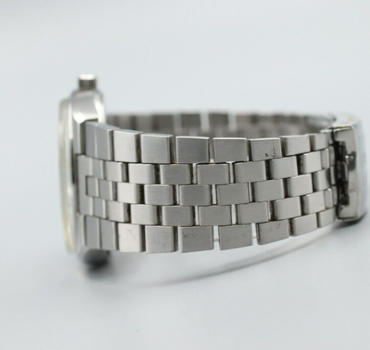 *NEAR MINT* Vintage OMEGA Seamaster Cal.1342 Quartz Silver Dial Round Mens Watch