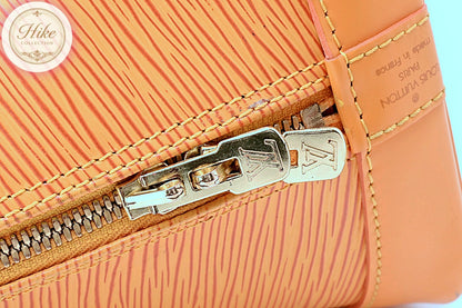 Louis Vuitton Alma Epi Yellow Handbag M52149 Authentic Condition *SA*