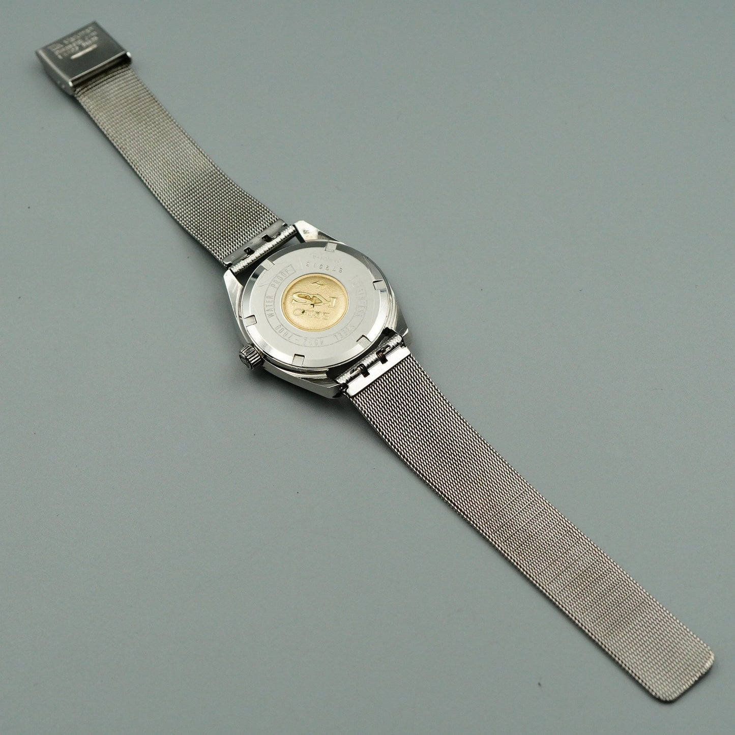 *N MINT* Serviced Vintage SEIKO KS HI-BEAT 4502-7000 AT Silver 36mm Mens Watch