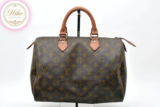 Louis Vuitton Speedy 30 Monogram Brown Handbag M41526 Authentic Condition *A #35