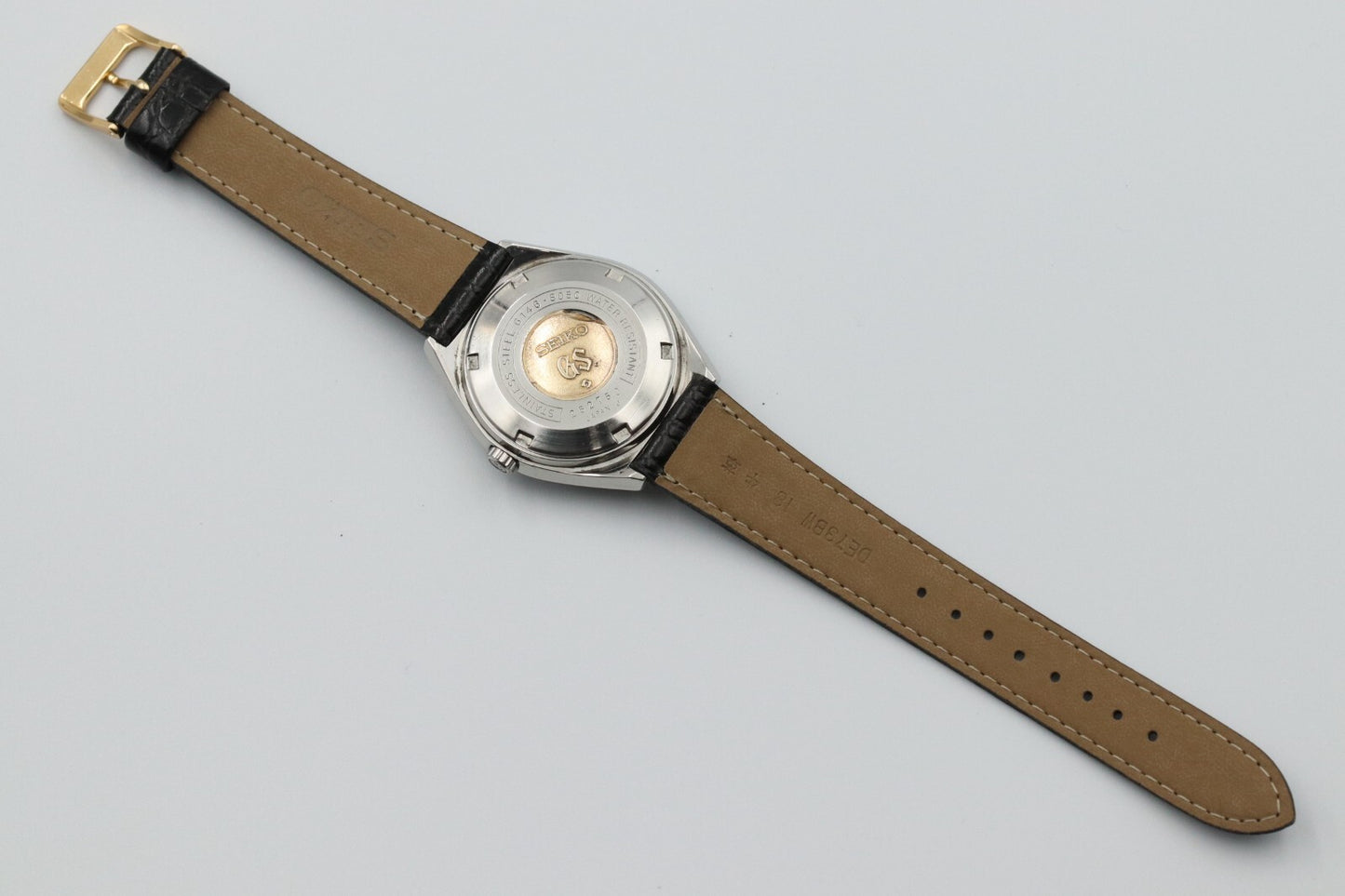 *N MINT* Vintage GRAND SEIKO GS HI-Beat 6146-8050 Automatic Silver Mens Watch