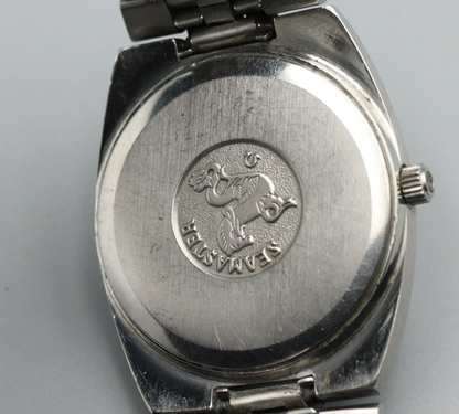 *NEAR MINT* Vintage OMEGA Seamaster Cal.1342 Quartz Silver Dial Round Mens Watch