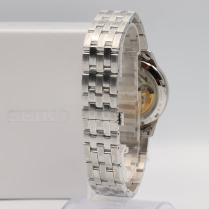 *UNUSED* SEIKO PRESAGE 4R35-01T0 Automatic Navy Dial Round 40mm Mens Watch