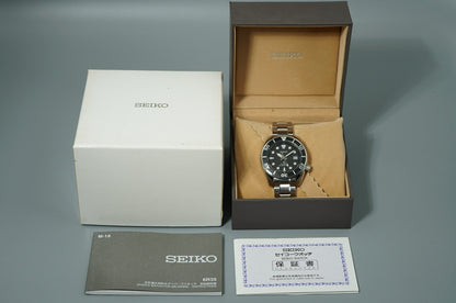 *MINT* SEIKO Prospex 6R35-00A0 Automatic Black Dial Round 45mm Mens Watch