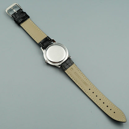 *Exc+5* Vintage SEIKO SKYINER J15006E Hand Winding White Round 36mm Mens Watch