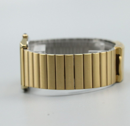 *MINT* Vintage SEIKO Dolce 7740-5000 Quartz Gold Dial Rectangle Mens Watch