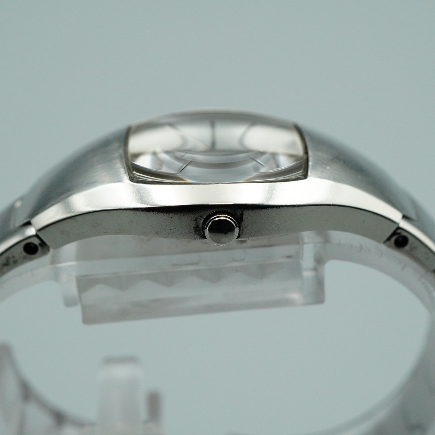 *N MINT* Vintage SEIKO 4N21-5460 Qz White Dial Square 24mm Women,Ladies Watch