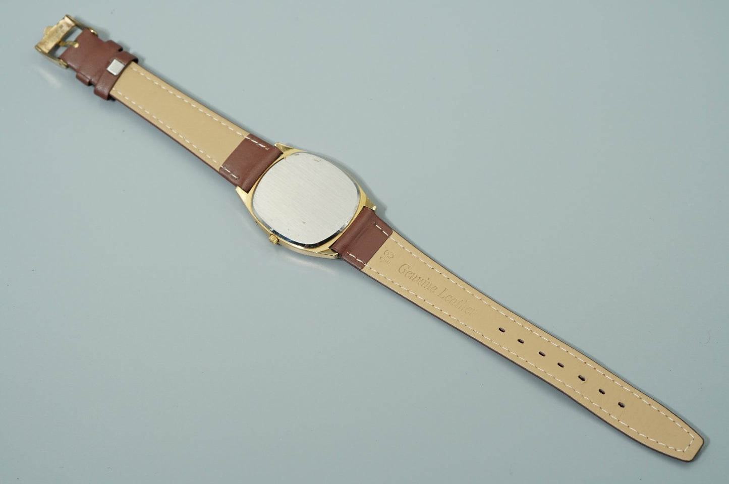 *NEAR MINT* Vintage 1979 OMEGA De Ville Cal.1332 Qz Gold Square 32mm Mens Watch