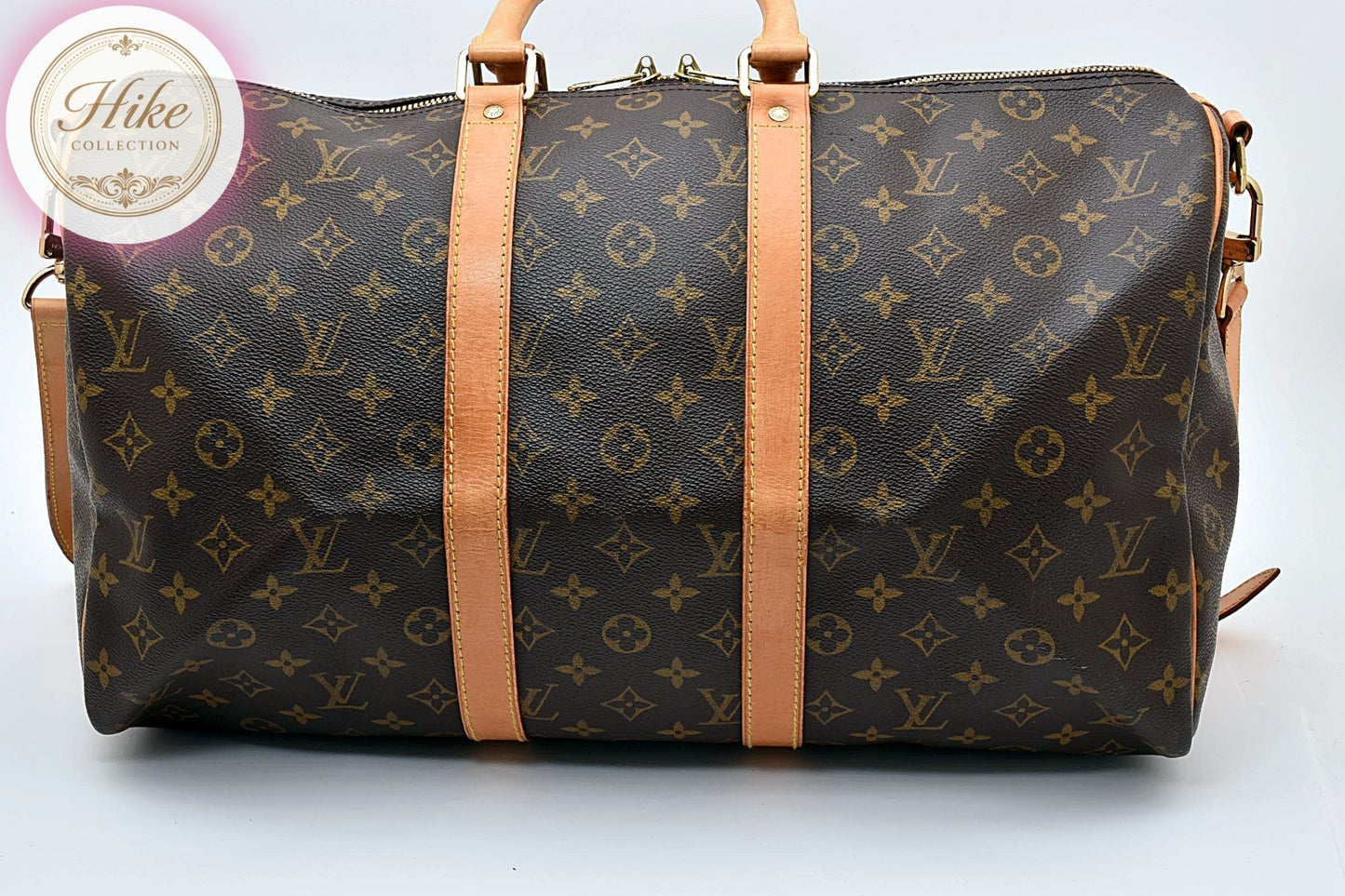 Louis Vuitton KEEPALL BANDOULIERE 45 Monogram Boston Bag M41418 Auth *AB*