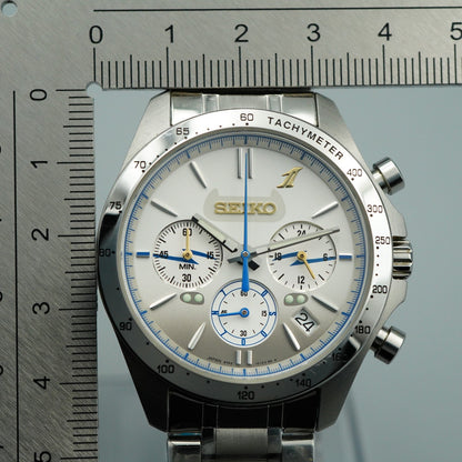 SEIKO N700S Nozomi 1St Anniversary 8T63-00X0 Quartz Silver 43mm Mens Watch