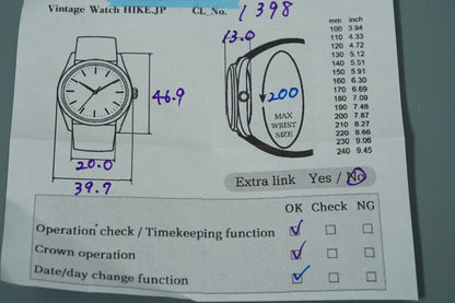 *TOP MINT*  SEIKO Fender    Quartz Bronze Dial Round 40mm Mens Watch