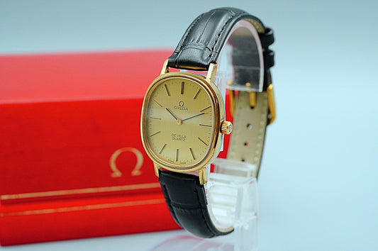 *Exc+5* Vintage 1978 OMEGA De Ville Cal.1330 Ref.MD 191.0046 Qz 15mm Mens Watch