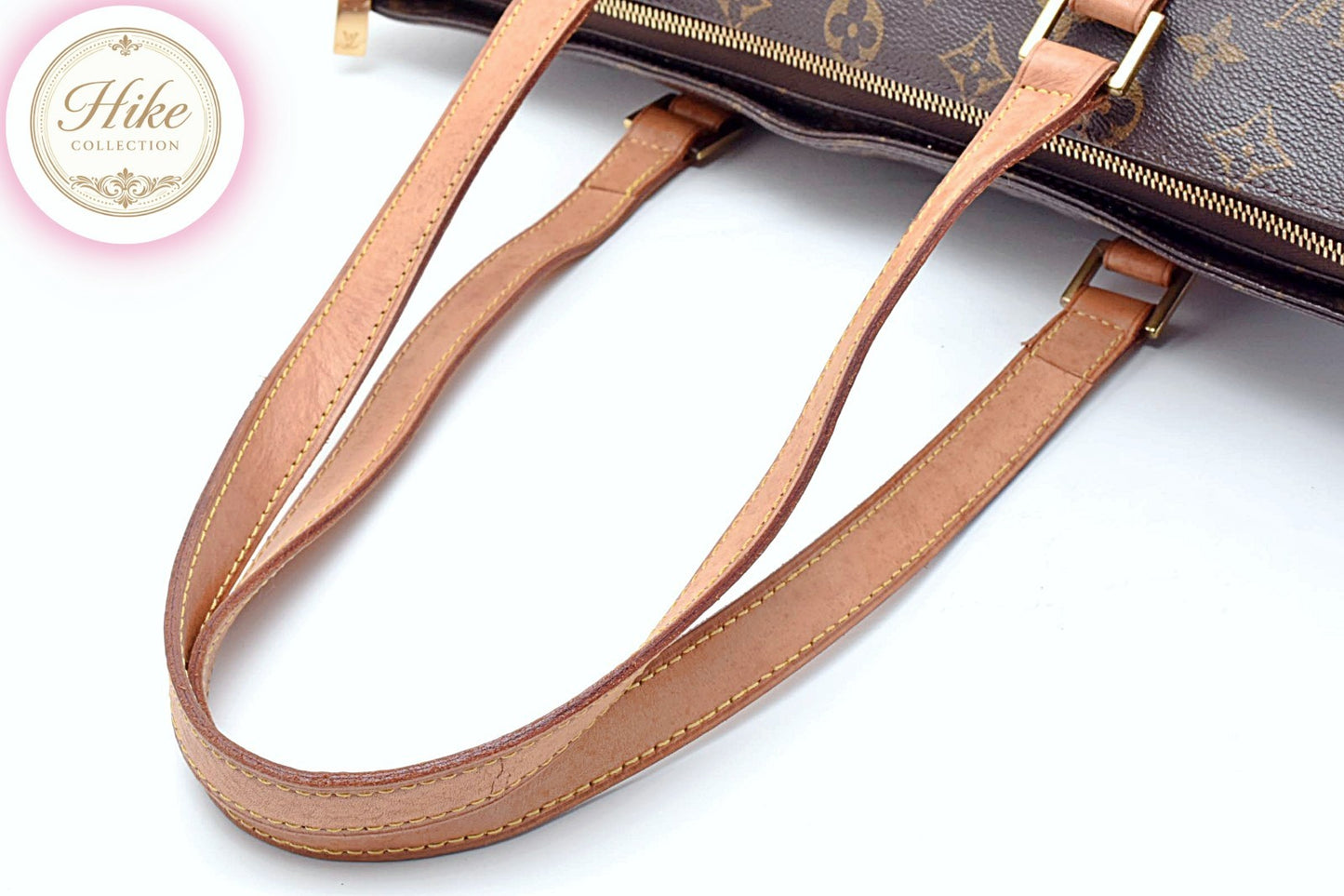 Louis Vuitton CABAS MEZZO Monogram Brown Tote Bag M51151 Authentic Condition SA