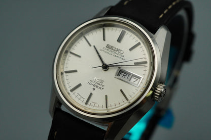 *MINT* Vintage SEIKO KS 5626-7041 Automatic Silver Dial Round 35 mm Mens Watch
