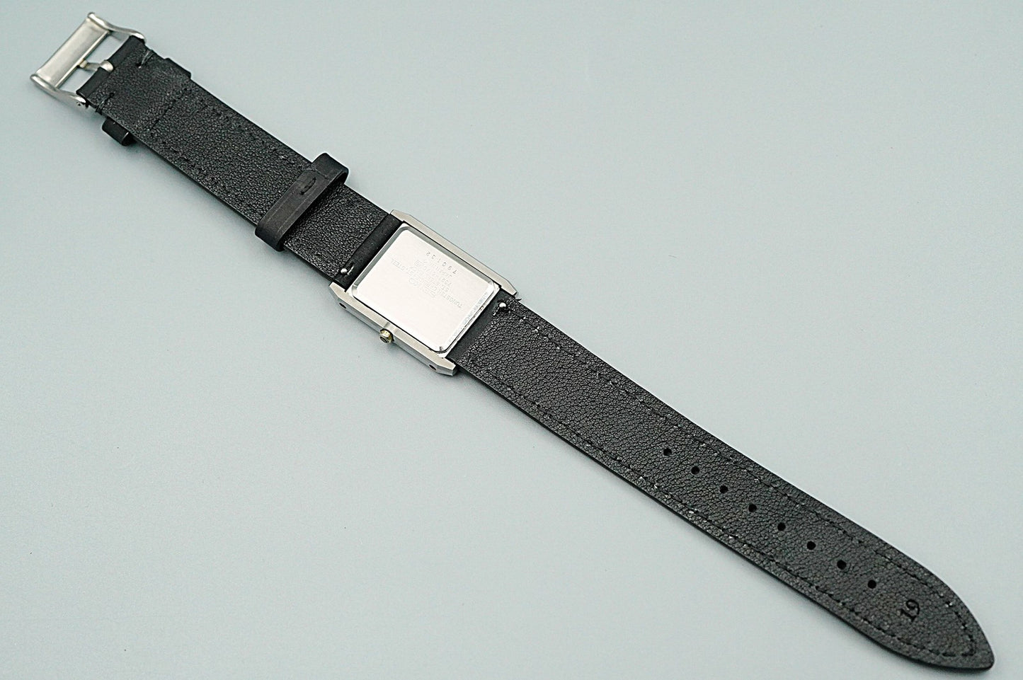 *NEAR MINT* Vintage SEIKO DOLCE 7321-6170 Quartz White Rectangle 24mm Mens Watch