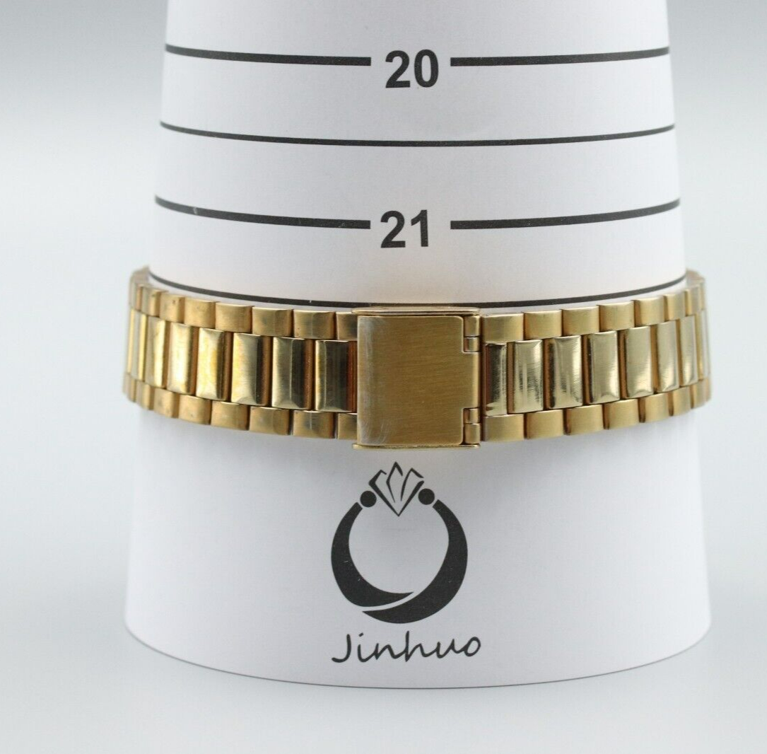 *Exc+5* Vintage SEIKO Seikomatic J14075 Quartz Gold Dial Round Mens Watch
