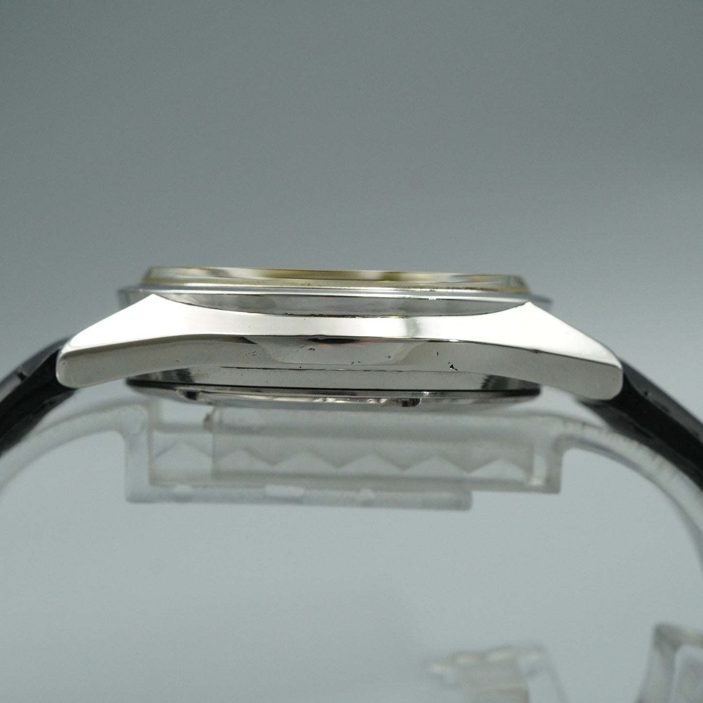 N MINT Vintage SEIKO Hi-Beat 5625-7113 Automatic Silver Round 36mm Mens Watch
