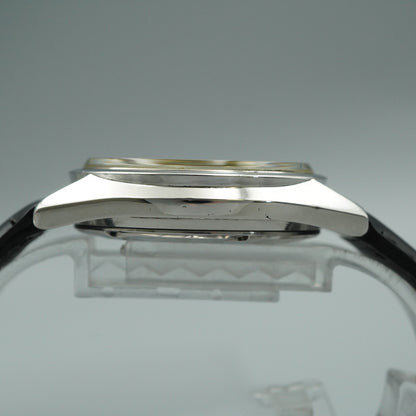 N MINT Vintage SEIKO Hi-Beat 5625-7113 Automatic Silver Round 36mm Mens Watch