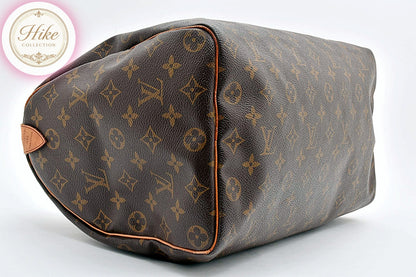 Louis Vuitton Speedy 35 Monogram Brown Handbag M41107  Authentic Condition *B*